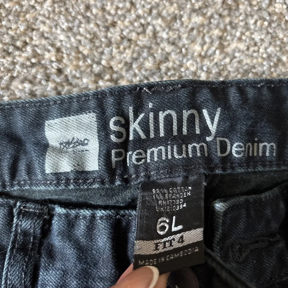 Black Skinny‎ Premium Denim Jeans 6L
